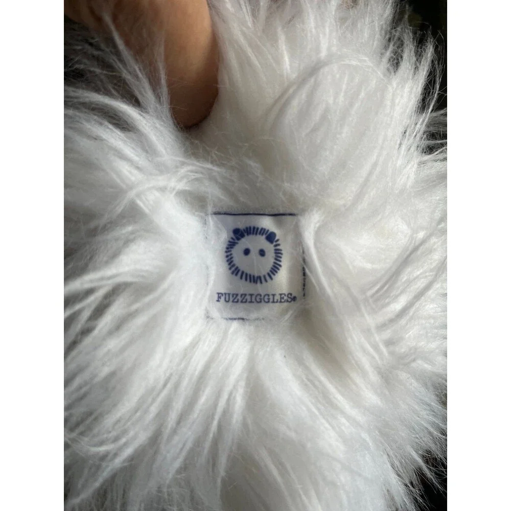 Fuzzgiggles Cottonball the White Stuffed Bunny